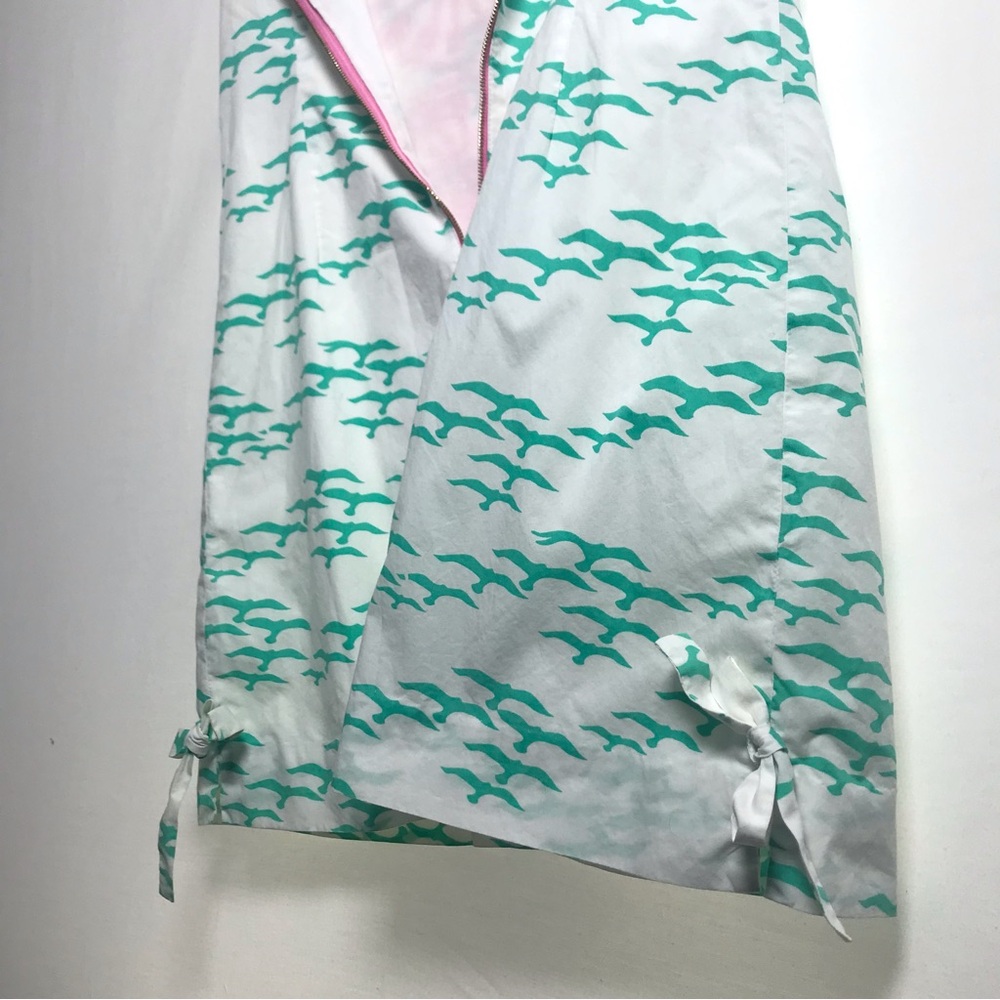 Lilly Pulitzer Embroidered Summer Delia Dress Hotty Pink Flock To Me Seagull 8 - Picture 10 of 11